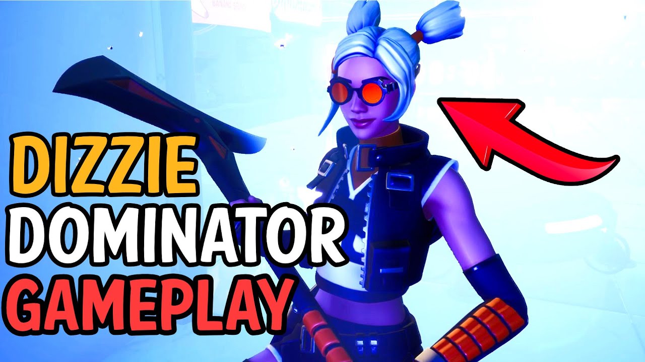 Dizzie Dominator Starter Pack Skin Gameplay & Review - Fortnite Skin Review