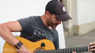 Imad Fares Amazing street guitar performance 2017