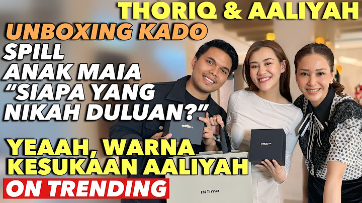 AALIYAH THORIQ UNBOXING KADO DARI BUNDA MAIA & DADDY IRWAN !! KEPOIN HONEYMOON , DAPET BANYAK SPILL