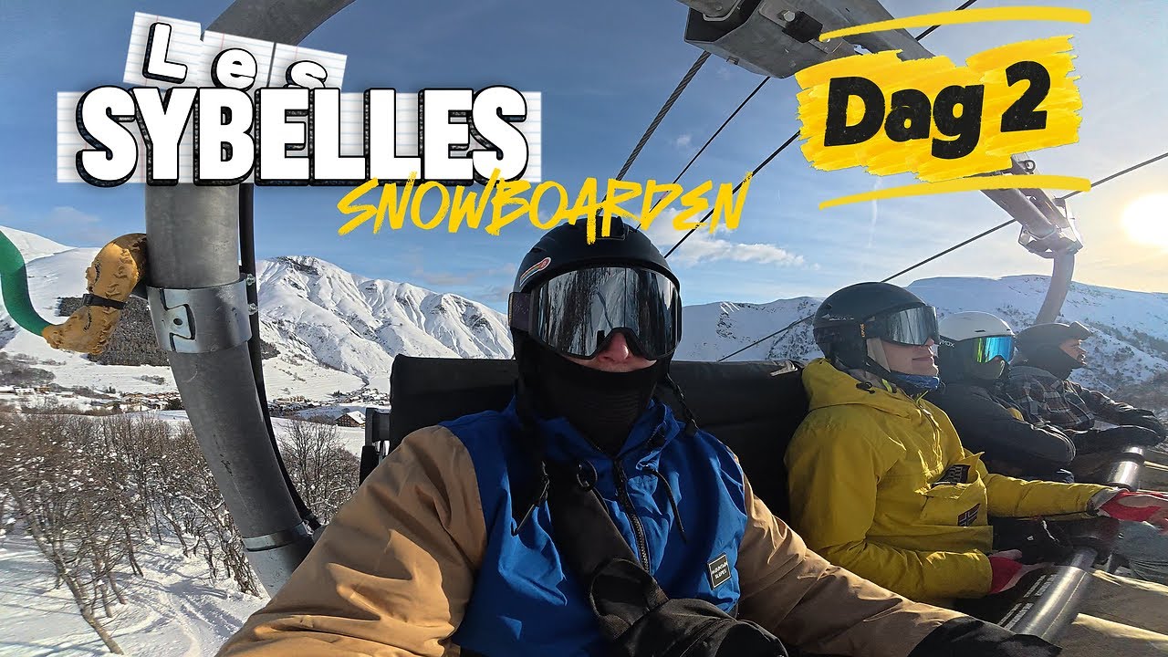 Snowboarden Les Sybelles Dag 2: Solo Runs, La Toussuire & Eerste Funpark! 🏂❄️
