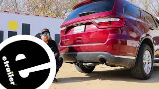 How to Install: etrailer Trailer Hitch Receiver on your 2020 Dodge Durango