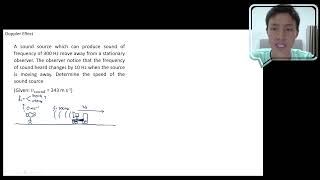 Doppler Effect (Example 2) [Chapter 7: Oscillation and Waves]