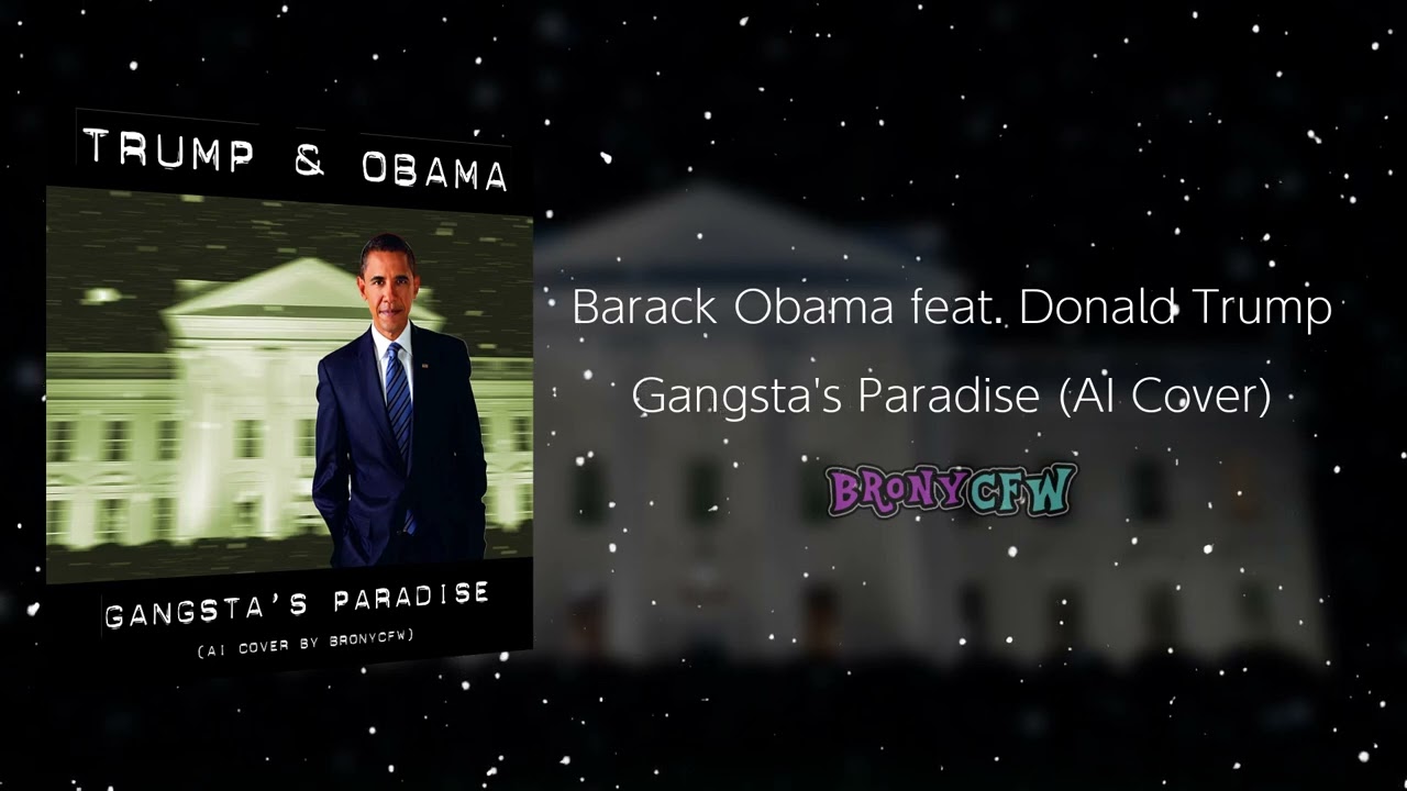 Barack Obama feat. Donald Trump - Gangsta's Paradise (AI Cover) REUPLOAD