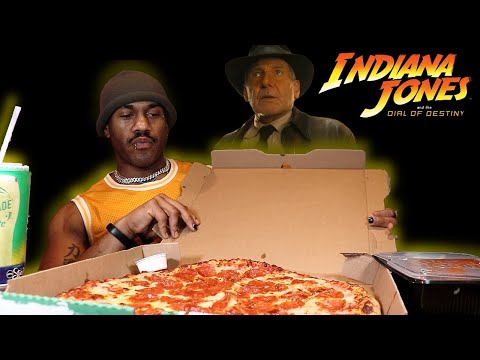 Papa Johns XL New Yorker Pizza Review / New Indiana Jones Movie Review!