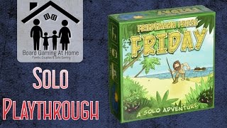 Friday Card Game Solo Playthrough (Gameplay Overview, Runthrough & Finaly Thoughts/Review)