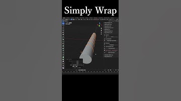 Blenderのアドオン「Simply Wrap」の紹介動画です。概要欄にURLがあります。#blender #addon #simplywrap