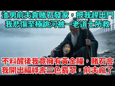渣男前夫靠賭石發家後 第一件事把我趕出家門 我悲傷至極跳河卻被一老道士所救 不料我醒後竟擁有黃金瞳 賭石拍賣會再見前夫小三被嘲 我笑著開出福祿壽三色翡翠#為人處世#生活經驗#情感#人生感悟#故事頻道