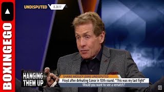 Skip Bayless WRONG AS HELL again makes EXCUSES on FOX Undisputed after Floyd Mayweather TKO McGregor
