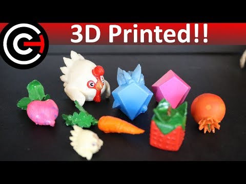 3D Printed Slime Rancher! - Hen Hen, Chickadoo, Carrots, Pogofruit, Plorts!