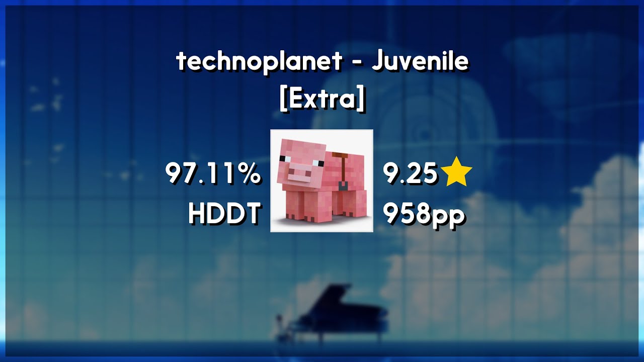 NyanPotato (9.34★) Juvenile [Extra] +HDDT 97.11% | 1236x FC | 1002 PP