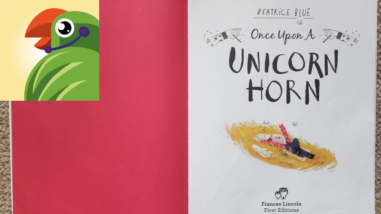 Once Upon A Unicorn Horn Voice over Narration Children Kids