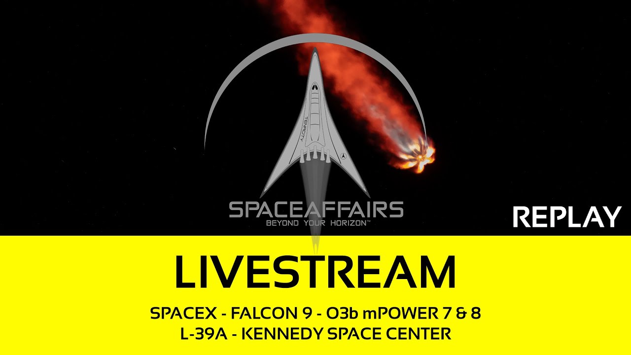 SpaceX - Falcon 9 - O3b mPOWER 7 & 8 - LC-39A - Kennedy Space Center - December 17, 2024 video artwork