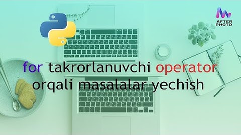 For takrorlanuvchi operator orqali masalalar yechish