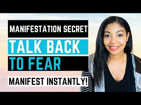 Manifestation Secret: TALK BACK To Your FEARS To MANIFEST YOUR DESIRES / Law of Assumption