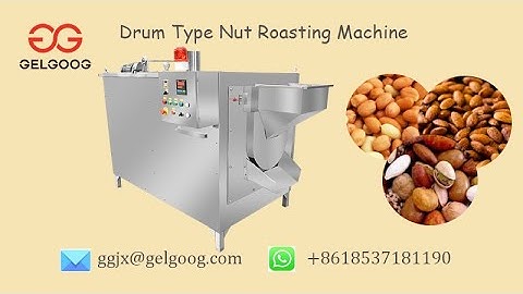 GELGOOG Machinery: Drum Type Nut Roasting Machine Peanut Sesame Cocoa Beans etc