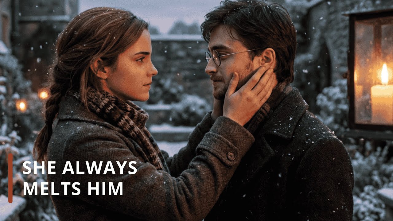 Hermione Holding Harry’s Face Through the Years 🥹✨