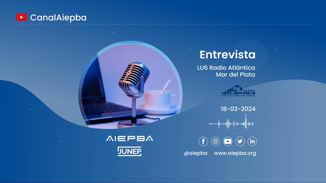 Entrevista en LU 6 Radio Atlántica