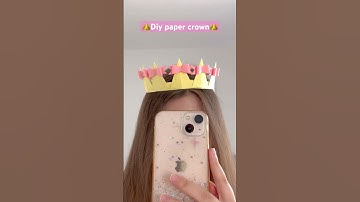 DIY paper crown 👑💖