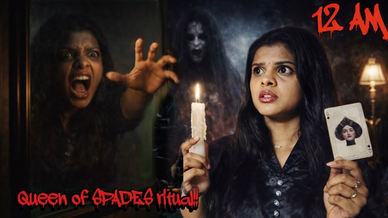 I did the QUEEN OF SPADES Ritual at 12:00AM!! *ghost responded to my question* | Jenni's Hacks