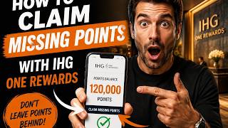 How to claim missing points with IHG One Rewards