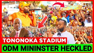 Ruto Must go! Wantam! Ruto's ODM Minister Chased & Heckled in Mombasa for Supporting TUTAM