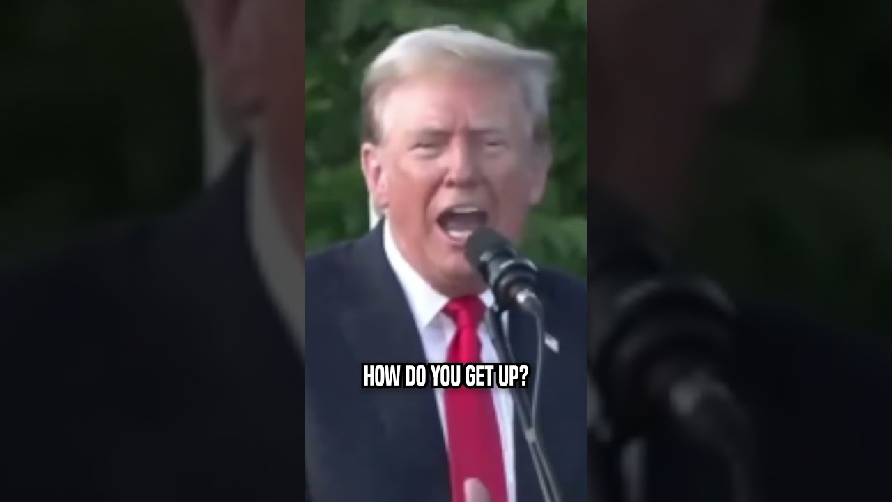 Trump Brags About Putting His Pants On #shorts