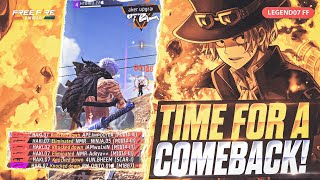 COMEBACK SOON😈FREE FIRE INDIA TOURNAMENT HIGHLIGHTS WITH IPHONE 13🇮🇳📱BY @LEGEND07 FF