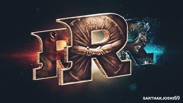 RRR title card || SS • Rajamouli || Ram Charan || Jr. NTR ||•