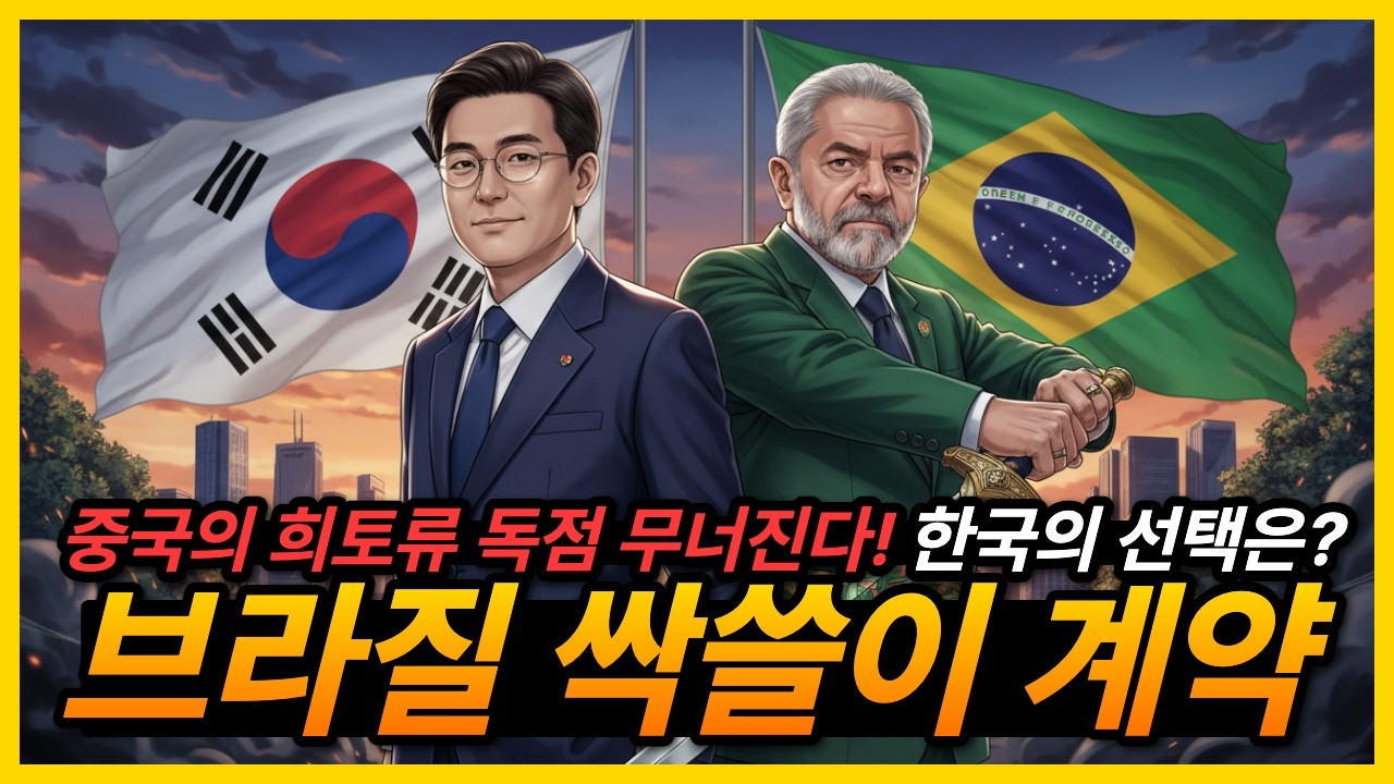 브라질 대통령이 한국에 온 진짜 이유, 알려드립니다