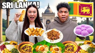 Trying SRI LANKA Food For The First Time! *AMAZING*