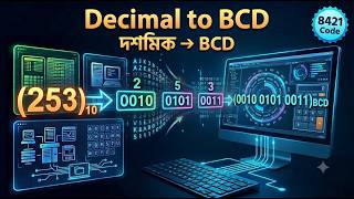 Decimal to BCD Conversion |ডেসিমেল থেকে বিসিডি কনভার্শনের সিক্রেট | HSC ICT Chapter 3