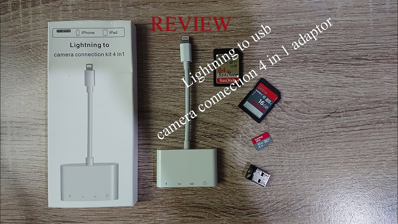 Lightning To Usb Camera Adapter 4 In 1 Review Youtube Lightning To Usb Camera Adapter 4 In 1 Review Youtube