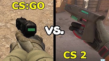 Zeus Comparison in Counter Strike 2 vs CSGO