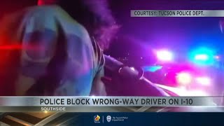 Tucson Police stop wrong-way driver on I-10