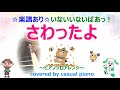 楽譜あり【さわったよ】ピアノソロアレンジ、いないいないばあっ!、NHK Eテレ