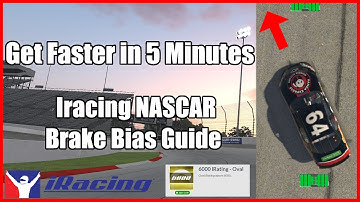 Iracing GET FASTER IN 5 MINUTES: Nascar Oval Brake Bias Guide 2022