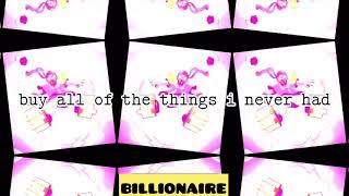billionaire - bruno mars (lyric video)
