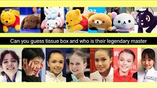 Figure skating mascot tissue box and their legendary master ft. Yuzuru Pooh rain evolution!