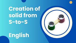 Celebrity Solidworks tutorial | Creation of solid from surface to surface | Kaliru | English Profile
