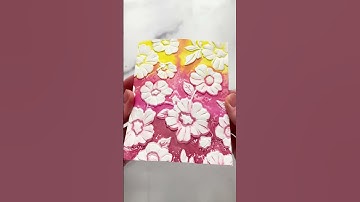 This EASY Watercolor Trick Will BLOW YOIR MIND!🤯 - ASMR Crafting #cardmaking #asmr #asmrsounds