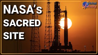 A SACRED SITE: Artemis 1 SLS rolls to the launch pad for the 1st time