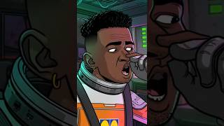 STARSHIP D'ELON MUSK : LE CLONE ET LE VOMI DANS L'ESPACE ! 🚀🤮👽#sketch #shorts #animation #humour