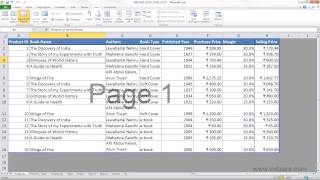 Useful Excel for Beginners - Chapter 12 Lesson 2 - Sharing - Printing