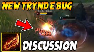 Riot SECRETLY Change TRYNDAMERE E But Creates NEW MULTI PROC E BUG + New Rageblade Build Discussion