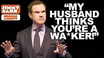 Jimmy Carr Crowd Work: Calling an Audience Member's Husband Live On Stage!