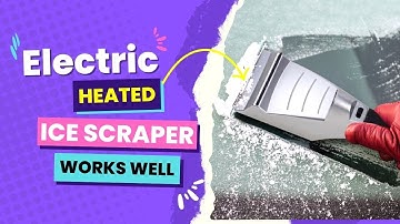 Electric Heated Ice Scraper for Car || Cleaning Cars Glass With Latest Heated Ice Scraper