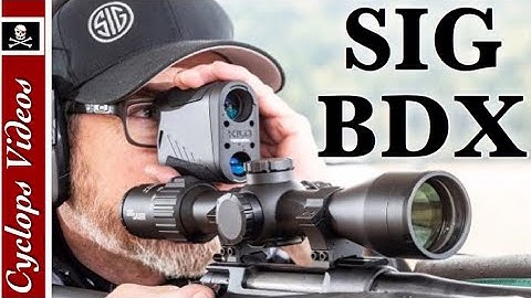 Sig Sauer BDX Scope Rangefinder Combo