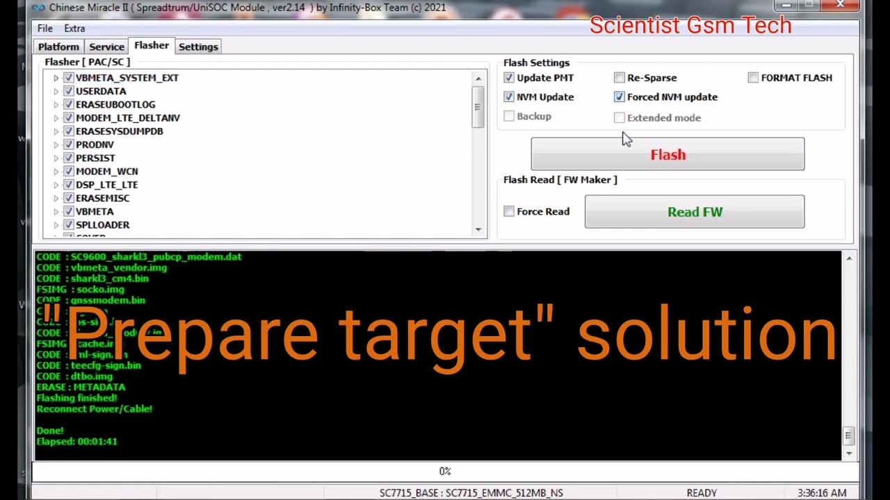 Cm2 Prepare target solution for all itel phones | Cm2 prepare target error | Cm2sp2 prepare target