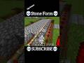 Minecraft Automatic Stone Farm💀 #minecraft #shortvideo