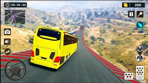 Crazy Bus Stunt Driving Simulator - Impossible Bus Mega Ramp Racing - Android GamePlay